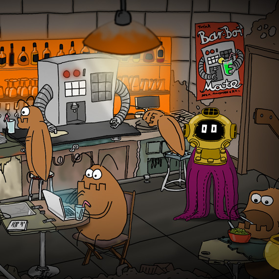 Bild aus dem Spiel: "Kulturcafé"