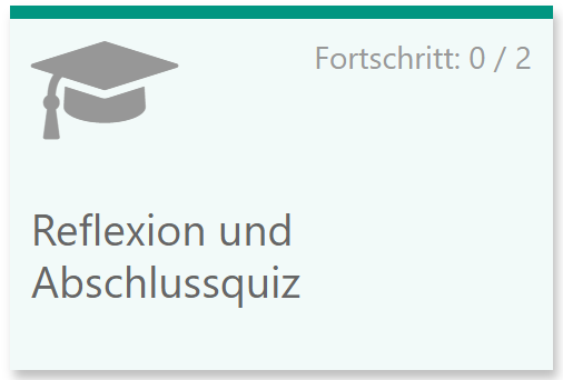 Grafik Beispiel Reflexion & Abschlussquiz