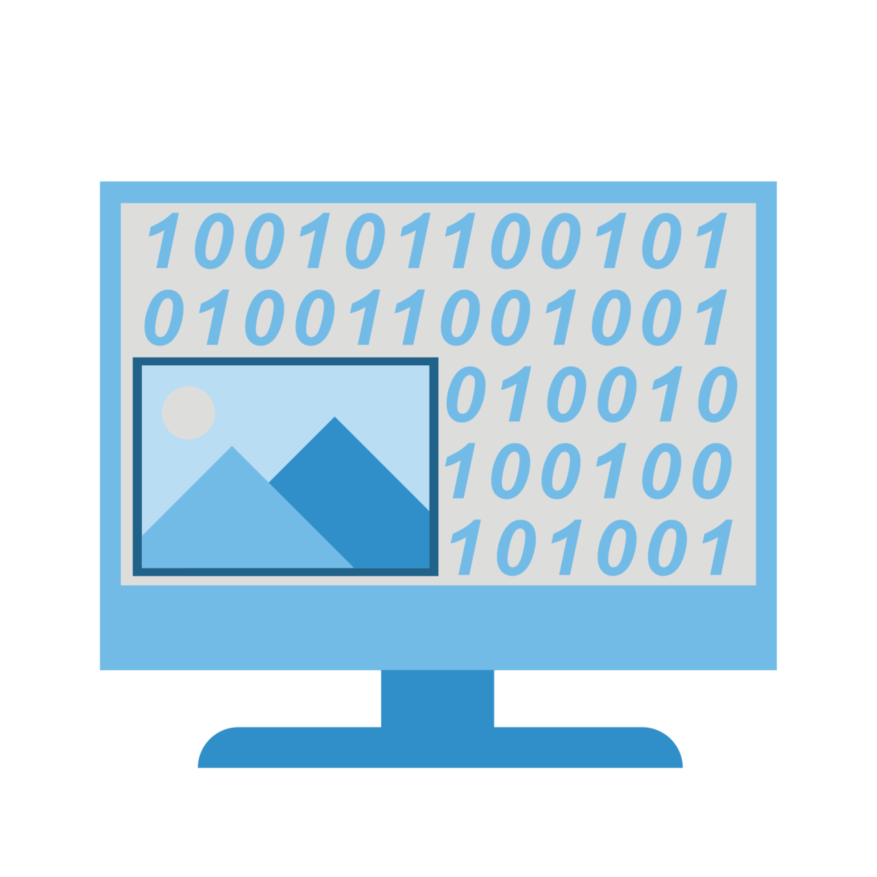 Icon digitale Daten