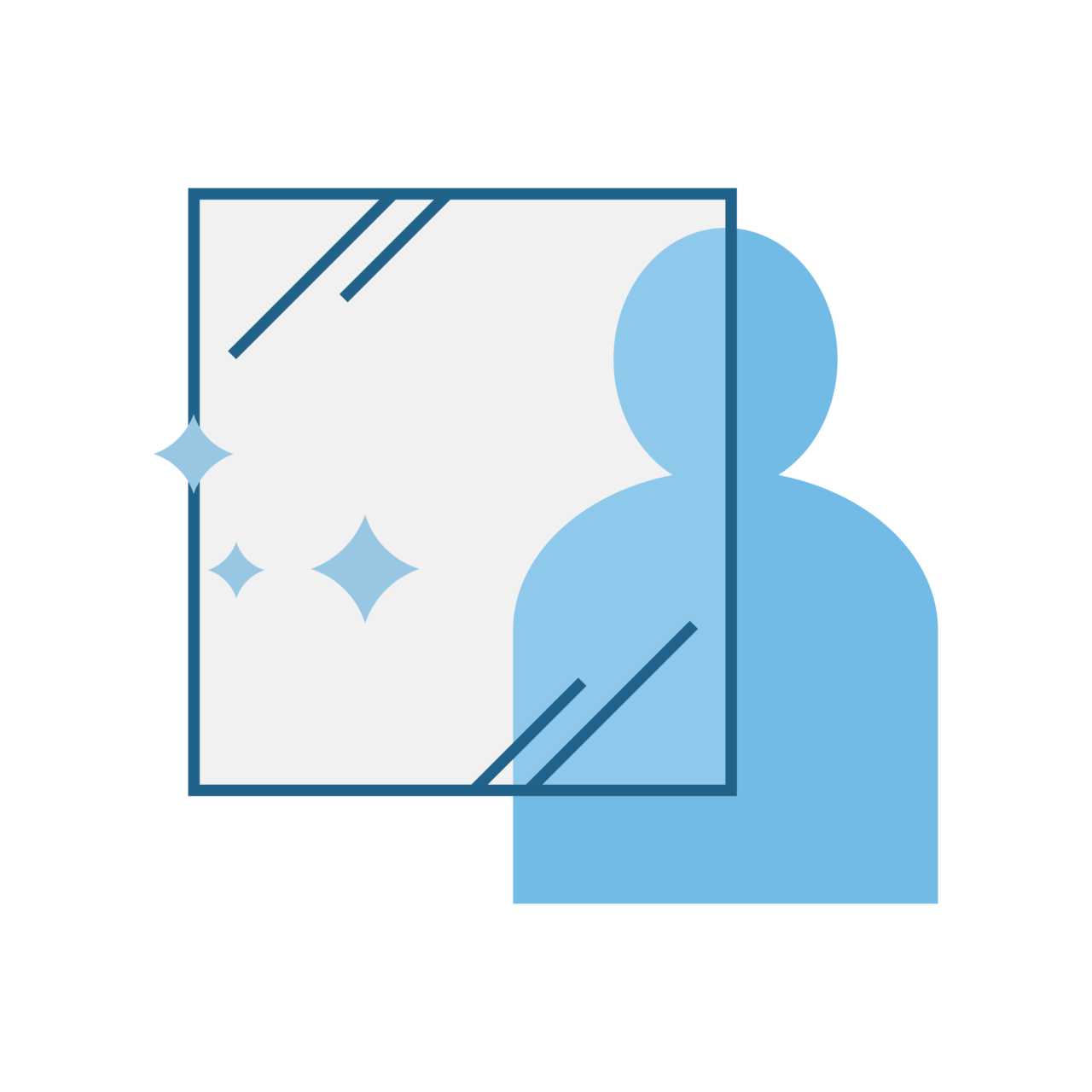 Icon für Transparenz