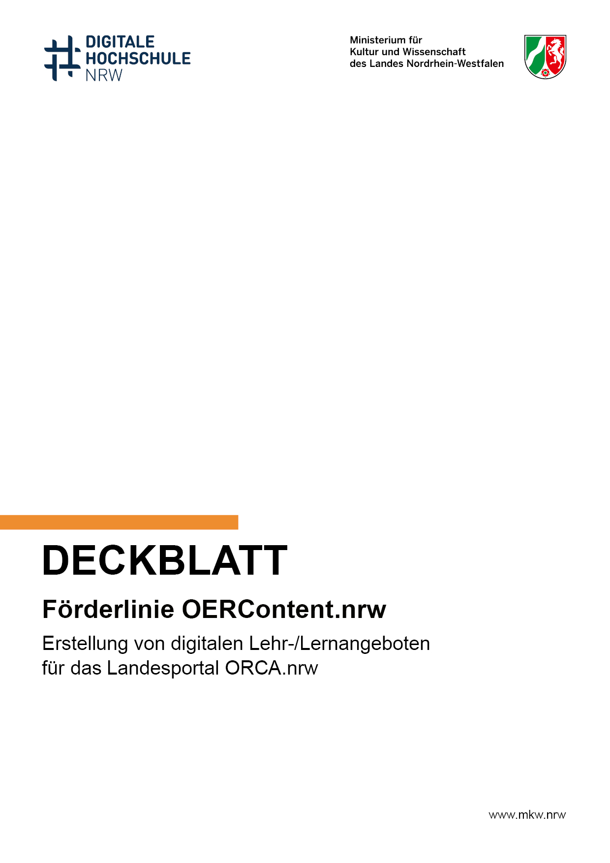 Download Deckblatt Förderlinie OERContent.nrw