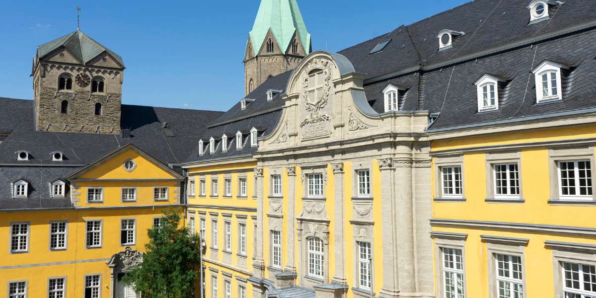 Bild der Alten Abtei auf dem Campus in Essen Werden