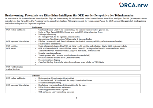 Dokumentation-des-Online-Workshops KI und OER