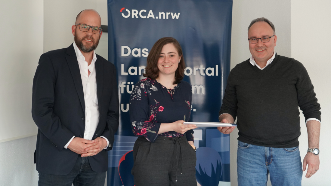PD Dr. Markus Deimann, Julia Eisentraut, MdL und Dr. Joachim Preusse