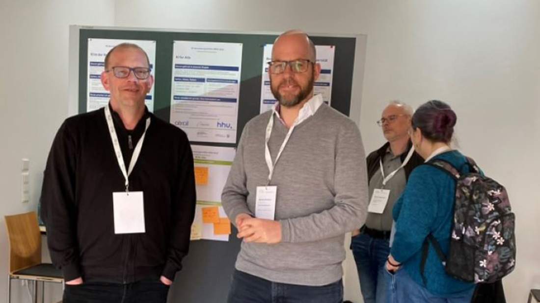 Gunnar Sandkühler und PD Dr. Markus Deimann beim KI-Netzwerktreffen 2025