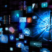 Abbildung diverser digitaler Technologien wie Smartphones, Computer und andere elektronische Geräte