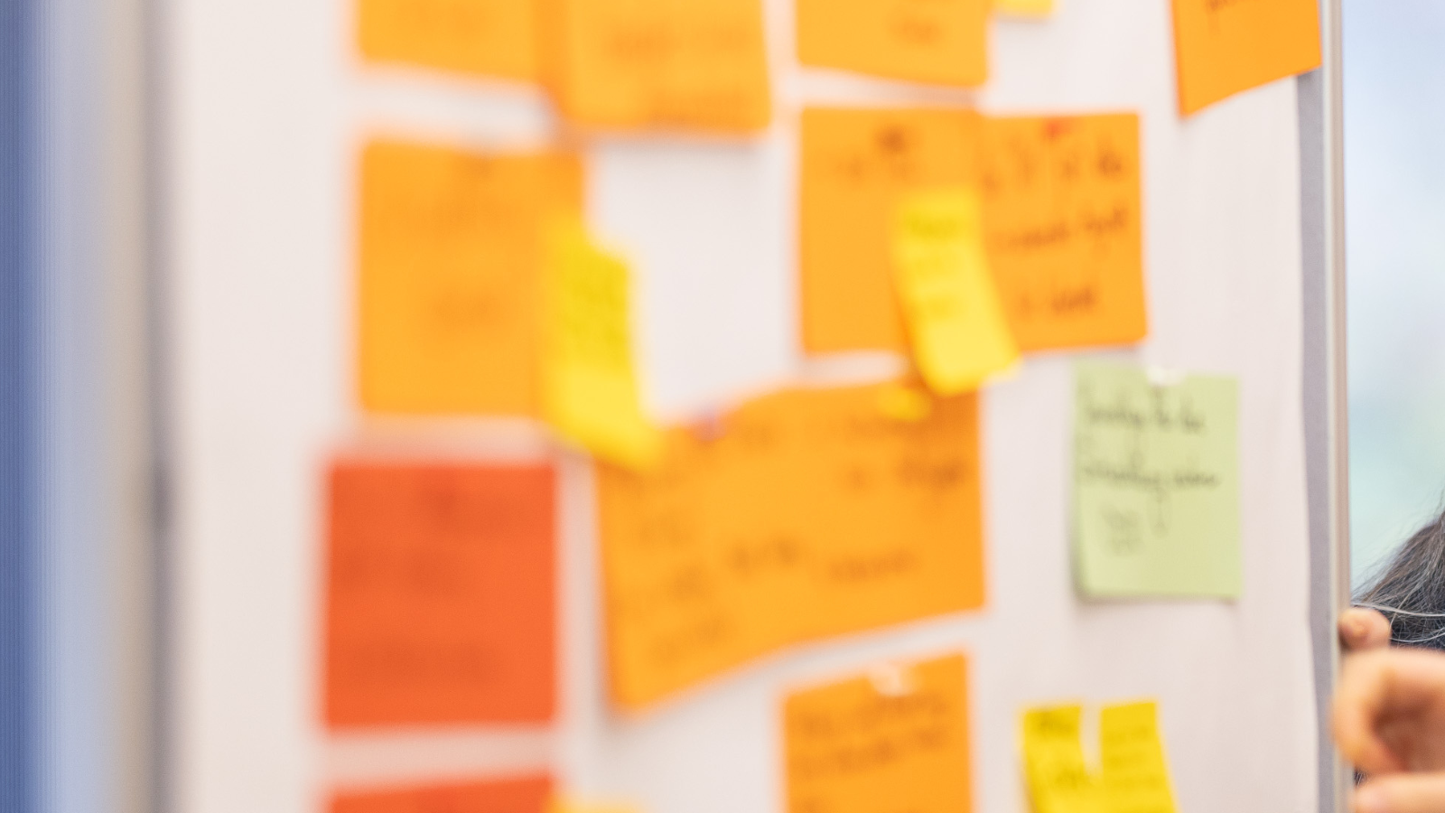 Post-its auf Flip-Chart