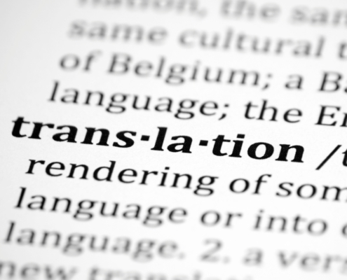 Auszug aus dem Lexikon mit dem Begriff "translation"