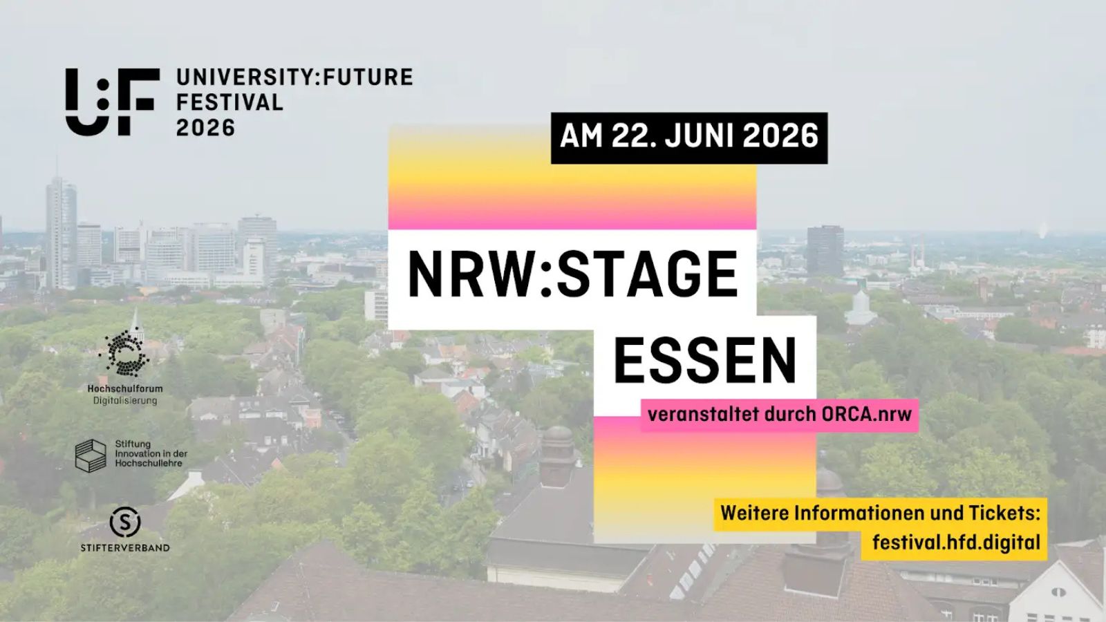 UFF Visual 2026 NRW Stage Logo Future Festival 2026