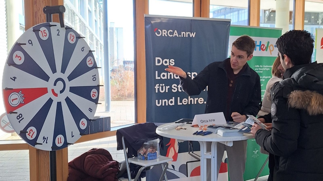 Daniel Diekmann am ORCA.nrw-Glücksrad