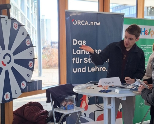 Daniel Diekmann am ORCA.nrw-Glücksrad