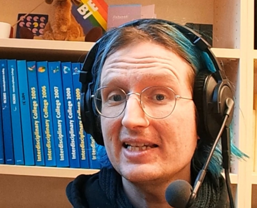 Benjamin Paaßen bei der Aufnahme