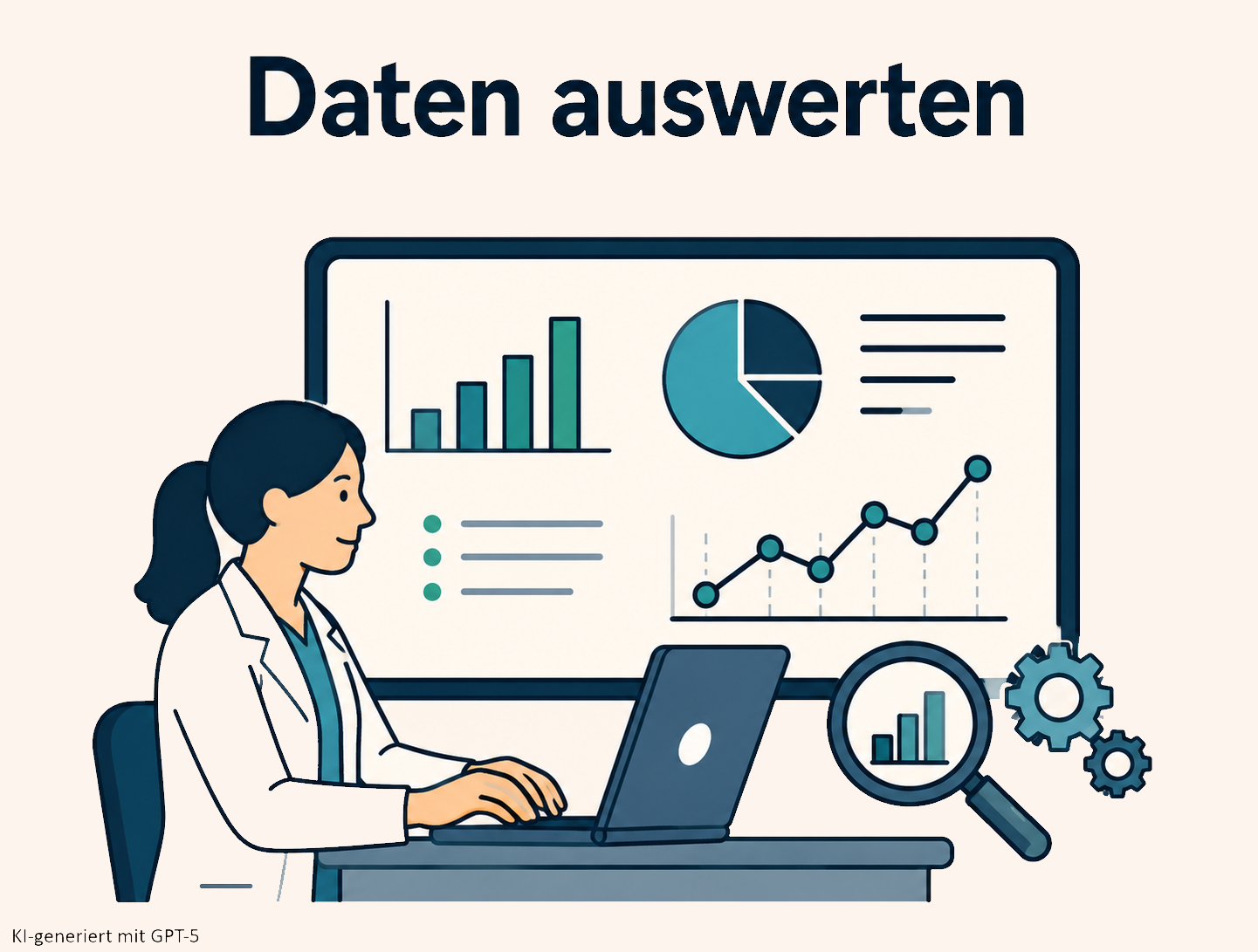 Titelbild "Daten auswerten" Titelbild "Daten auswerten"