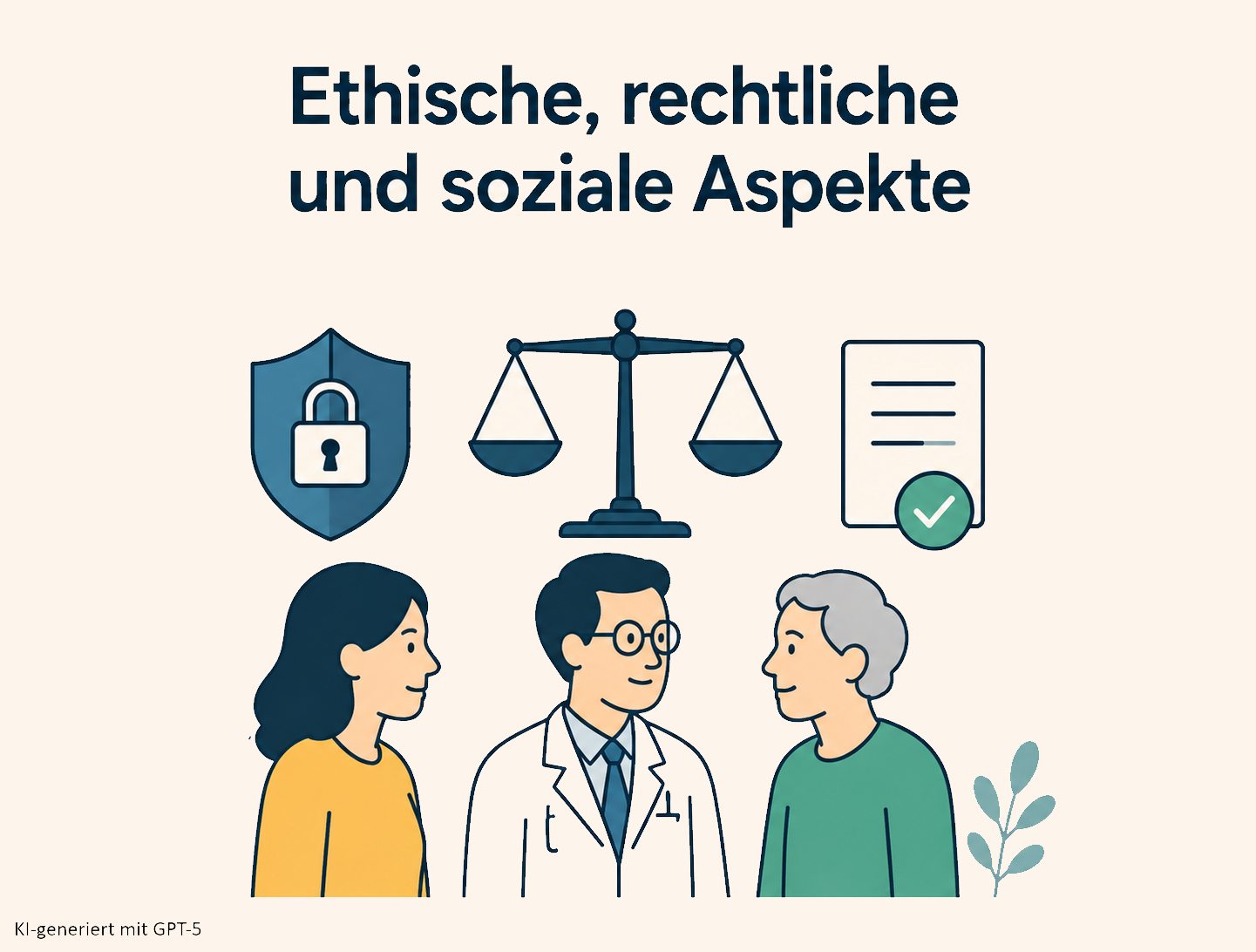 Titelbild Ethische, rechtliche und soziale Aspekte Titelbild "Ethische, rechtliche und soziale Aspekte"