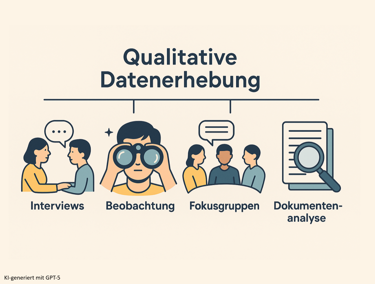 Titelbild Qualitative Daten akquirieren